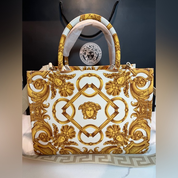 Versace Handbags - Versace Medusa Barocco Tote Bag